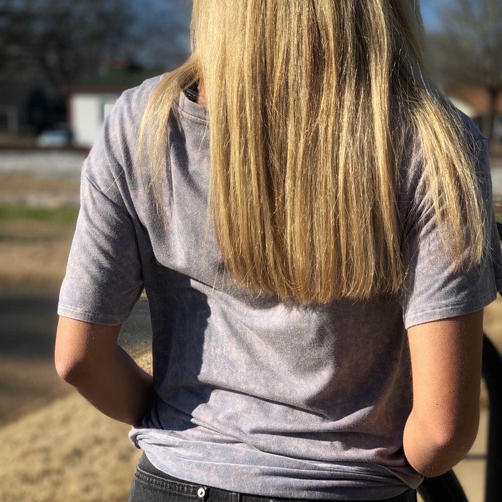 🔥TRUE VINTAGE🔥Take Me To Paradise Gray T-Shirt XS NWT - Picture 2 of 5